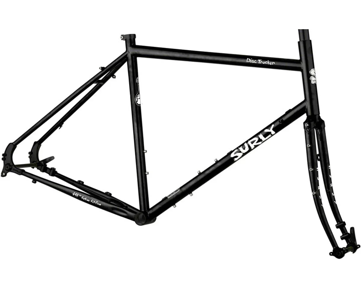 Surly Disc Trucker 26" Frameset (Hi-Viz Black) (50cm)